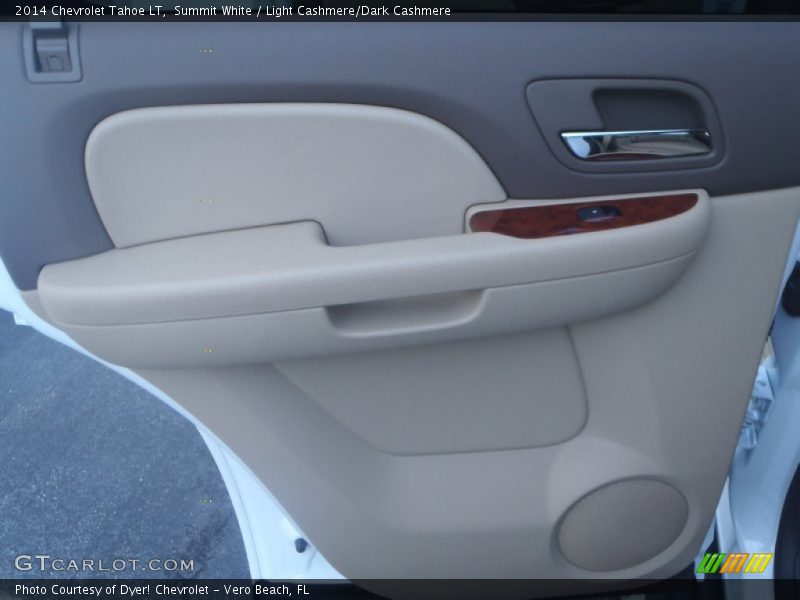Summit White / Light Cashmere/Dark Cashmere 2014 Chevrolet Tahoe LT