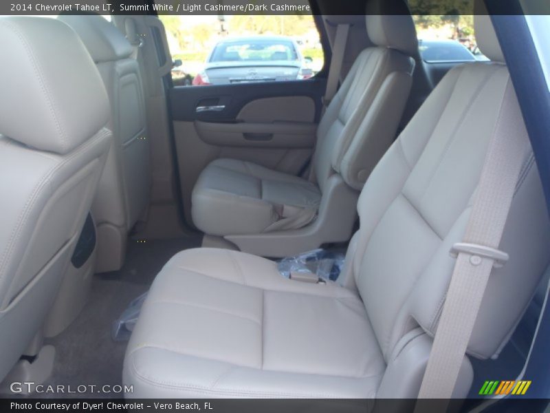Summit White / Light Cashmere/Dark Cashmere 2014 Chevrolet Tahoe LT