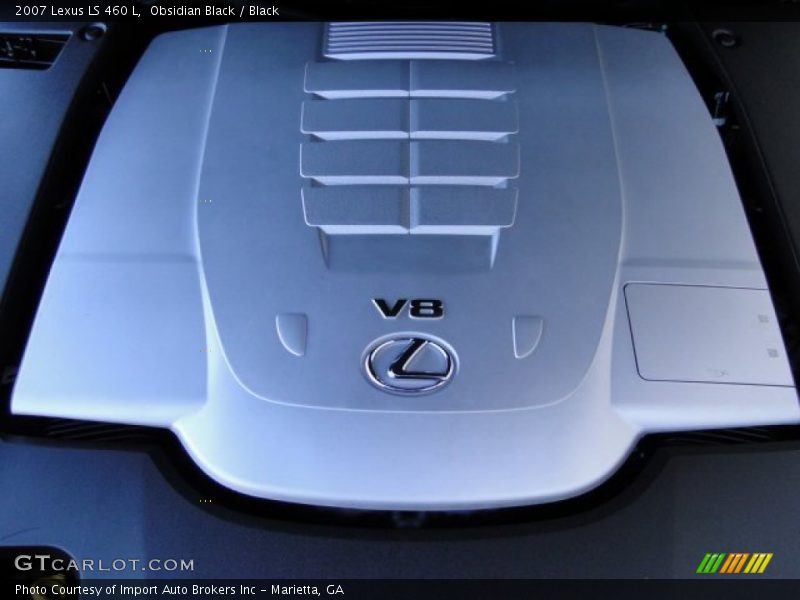Obsidian Black / Black 2007 Lexus LS 460 L