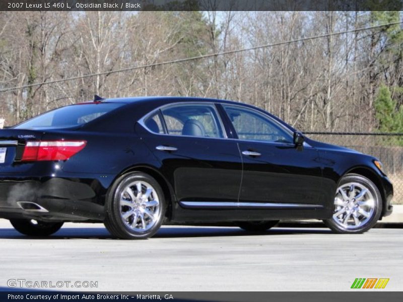 Obsidian Black / Black 2007 Lexus LS 460 L