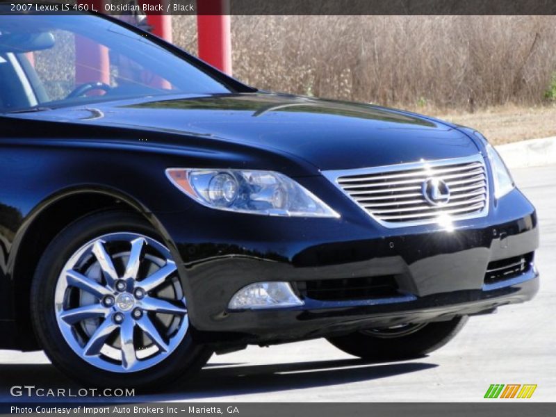 Obsidian Black / Black 2007 Lexus LS 460 L