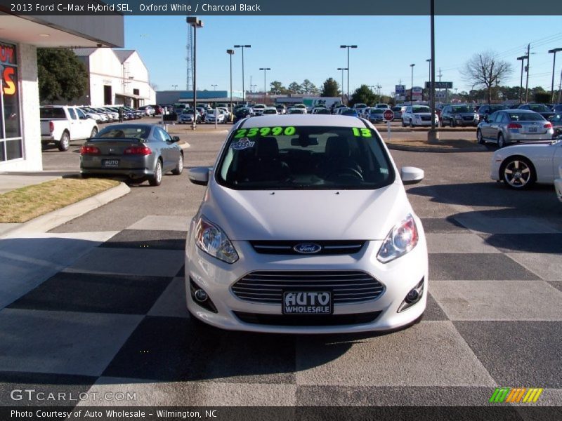 Oxford White / Charcoal Black 2013 Ford C-Max Hybrid SEL