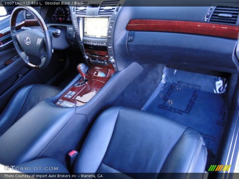 Obsidian Black / Black 2007 Lexus LS 460 L