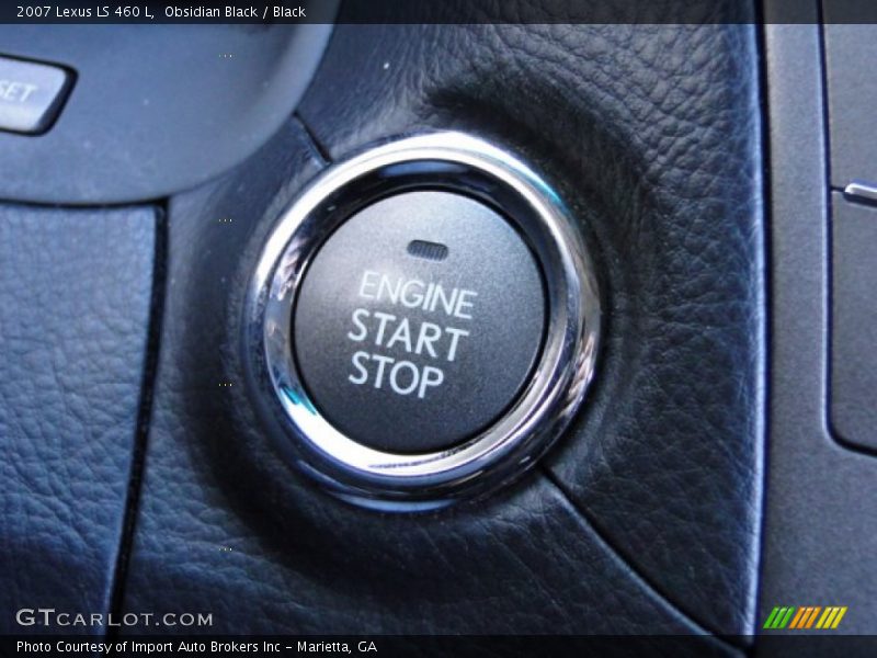 Obsidian Black / Black 2007 Lexus LS 460 L