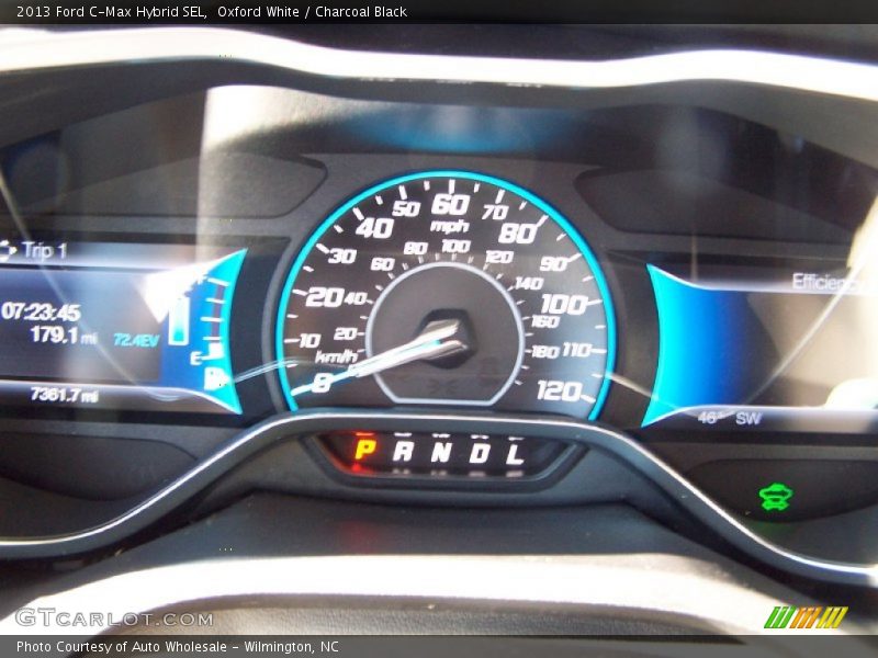 Oxford White / Charcoal Black 2013 Ford C-Max Hybrid SEL