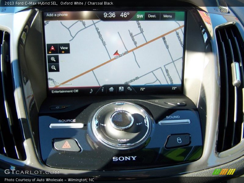 Oxford White / Charcoal Black 2013 Ford C-Max Hybrid SEL