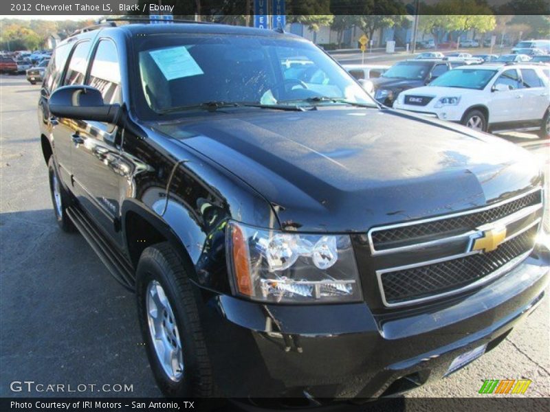 Black / Ebony 2012 Chevrolet Tahoe LS