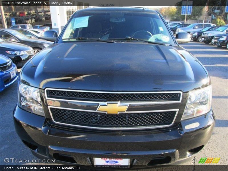 Black / Ebony 2012 Chevrolet Tahoe LS