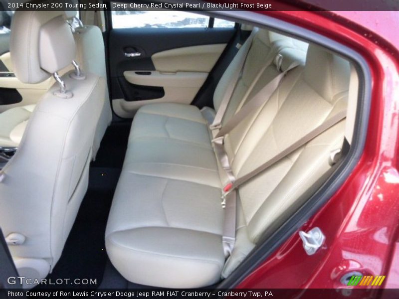 Deep Cherry Red Crystal Pearl / Black/Light Frost Beige 2014 Chrysler 200 Touring Sedan