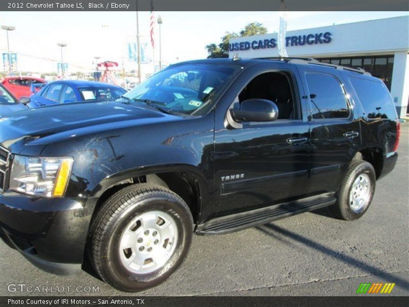 Black / Ebony 2012 Chevrolet Tahoe LS