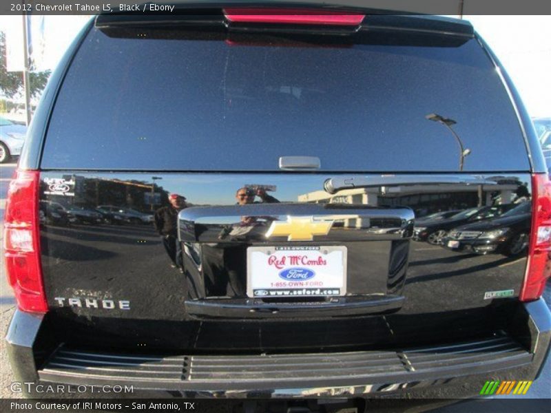 Black / Ebony 2012 Chevrolet Tahoe LS