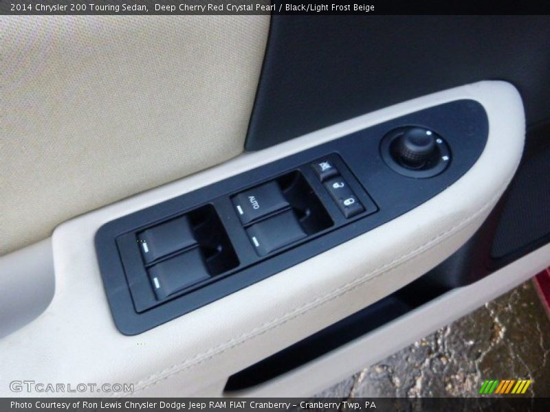 Deep Cherry Red Crystal Pearl / Black/Light Frost Beige 2014 Chrysler 200 Touring Sedan