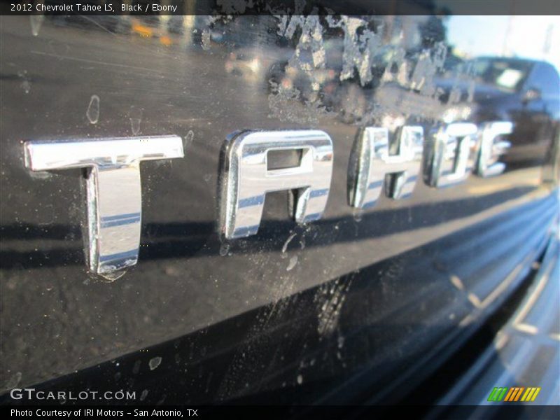 Black / Ebony 2012 Chevrolet Tahoe LS