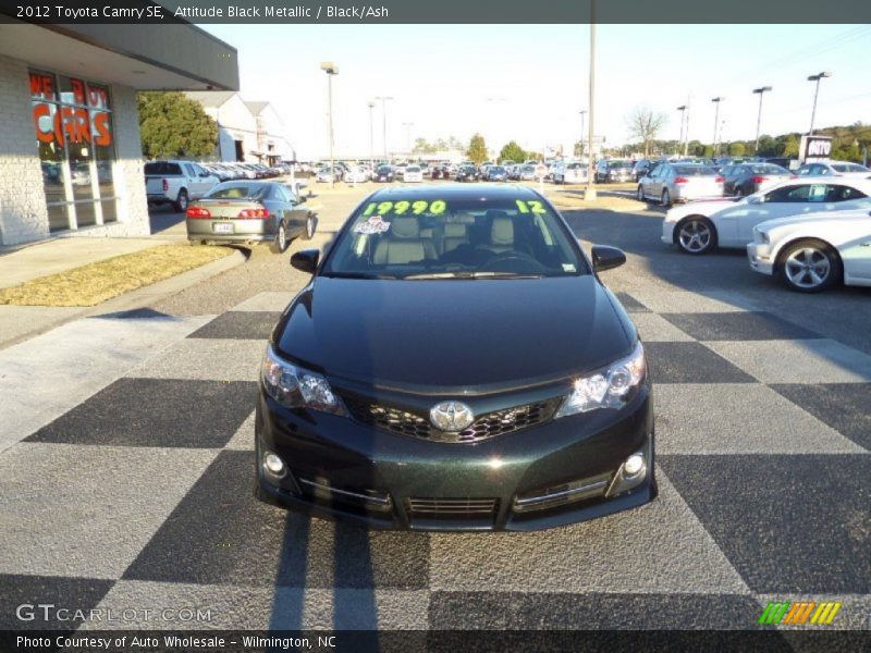 Attitude Black Metallic / Black/Ash 2012 Toyota Camry SE