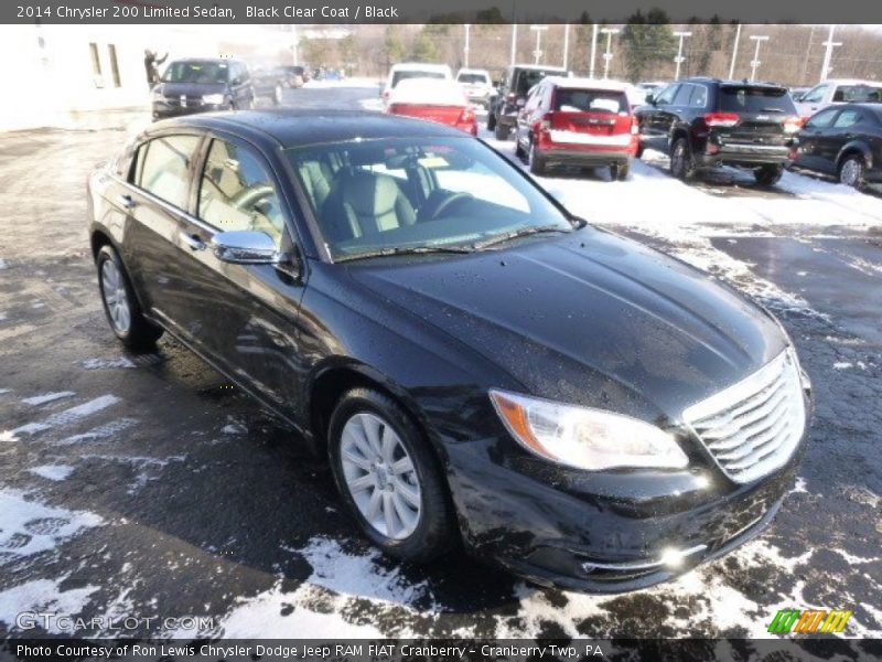 Black Clear Coat / Black 2014 Chrysler 200 Limited Sedan