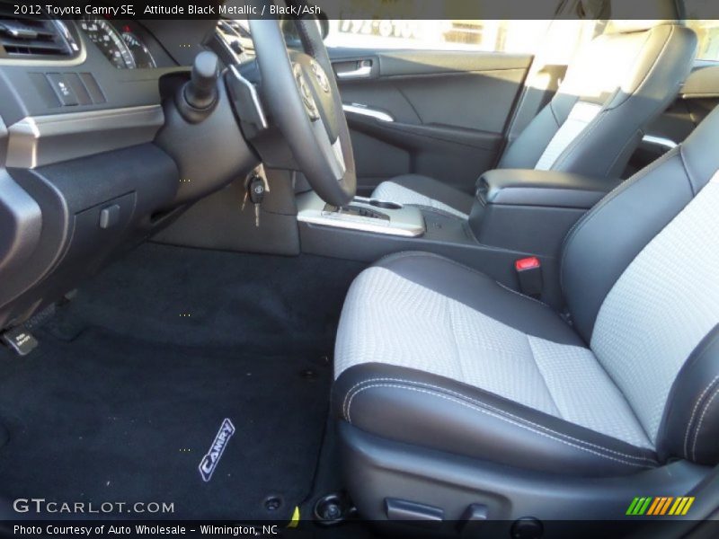 Attitude Black Metallic / Black/Ash 2012 Toyota Camry SE