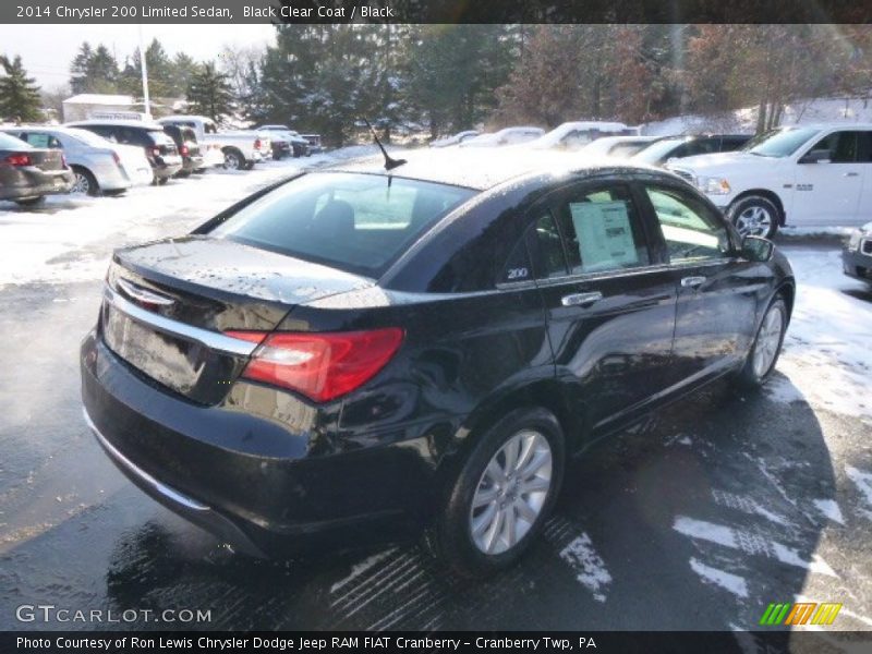 Black Clear Coat / Black 2014 Chrysler 200 Limited Sedan