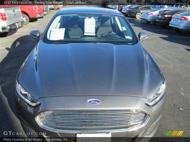 Sterling Gray Metallic / Charcoal Black 2013 Ford Fusion SE