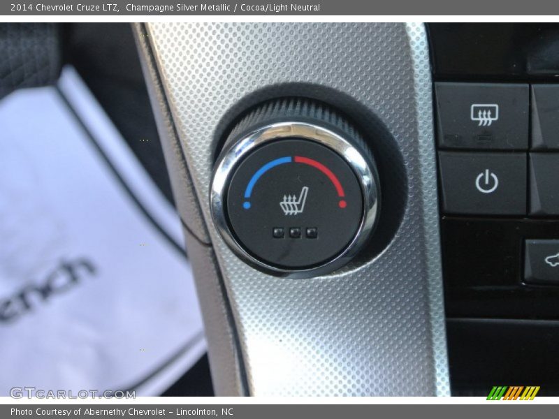 Champagne Silver Metallic / Cocoa/Light Neutral 2014 Chevrolet Cruze LTZ