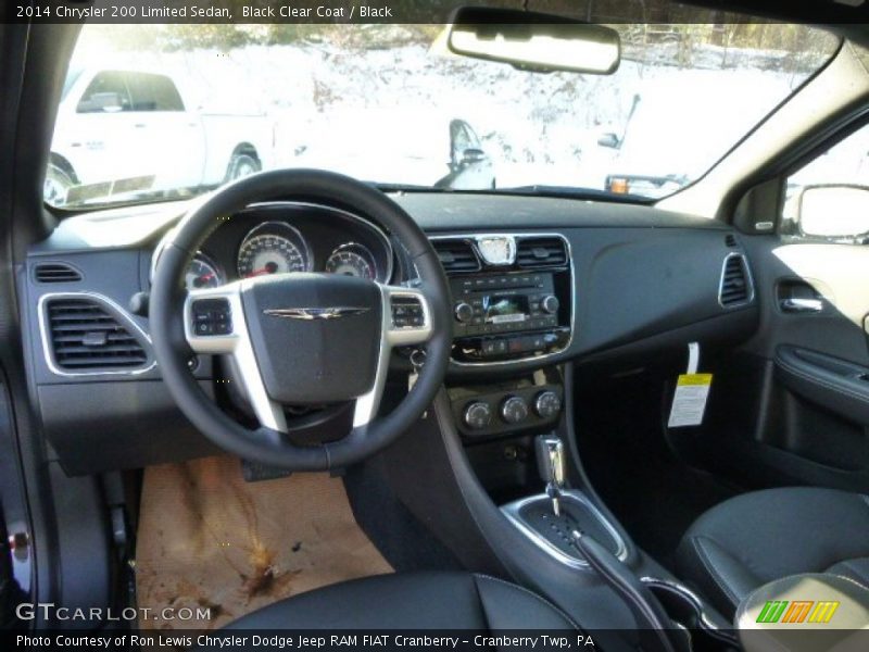 Black Clear Coat / Black 2014 Chrysler 200 Limited Sedan