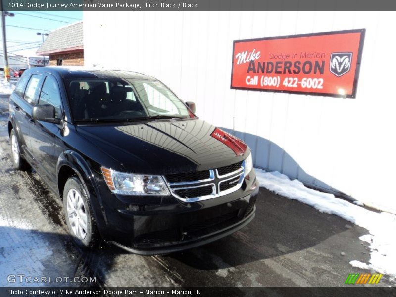 Pitch Black / Black 2014 Dodge Journey Amercian Value Package
