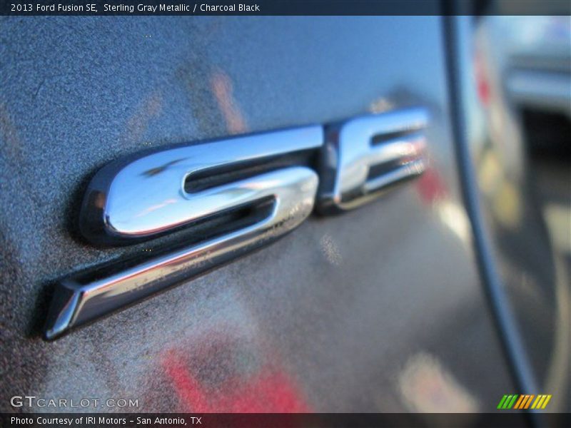Sterling Gray Metallic / Charcoal Black 2013 Ford Fusion SE