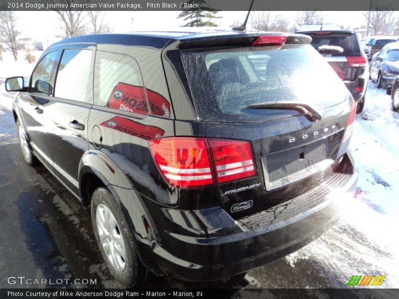 Pitch Black / Black 2014 Dodge Journey Amercian Value Package