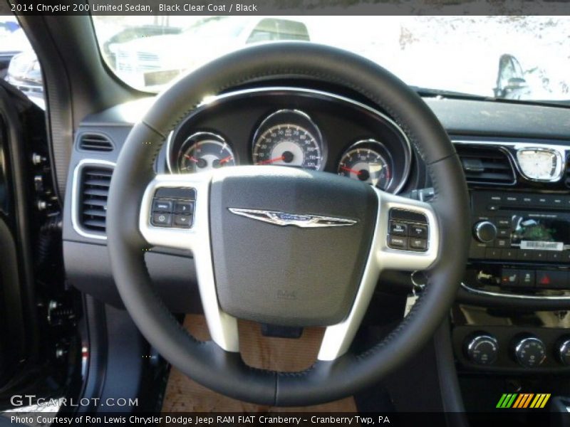 Black Clear Coat / Black 2014 Chrysler 200 Limited Sedan
