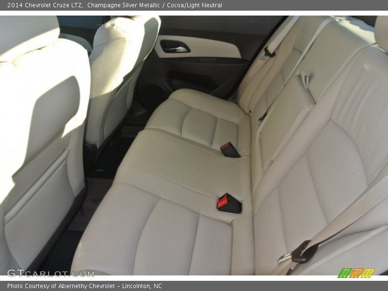 Champagne Silver Metallic / Cocoa/Light Neutral 2014 Chevrolet Cruze LTZ