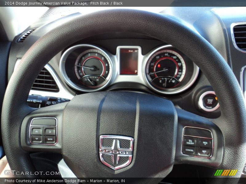 Pitch Black / Black 2014 Dodge Journey Amercian Value Package