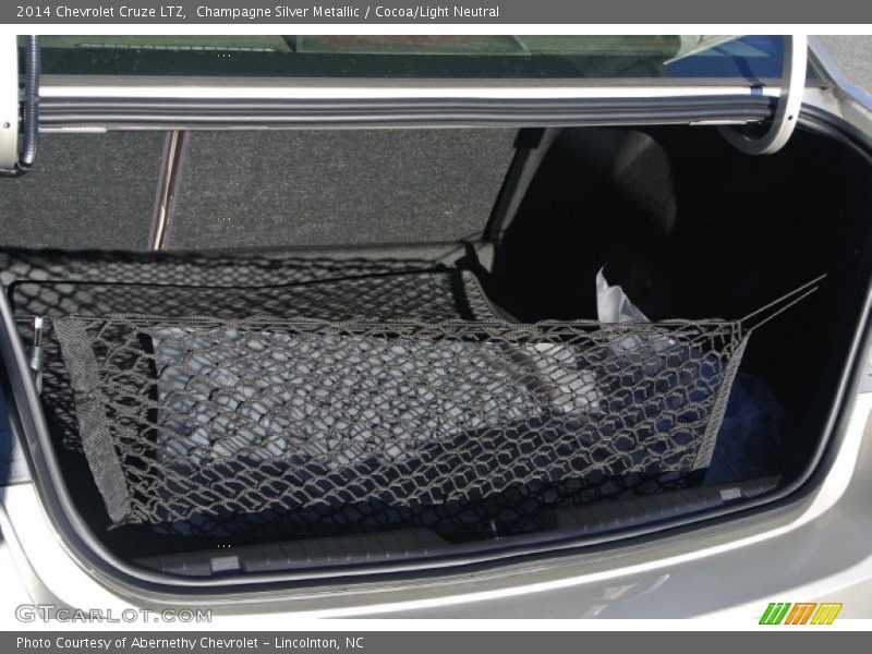 Champagne Silver Metallic / Cocoa/Light Neutral 2014 Chevrolet Cruze LTZ