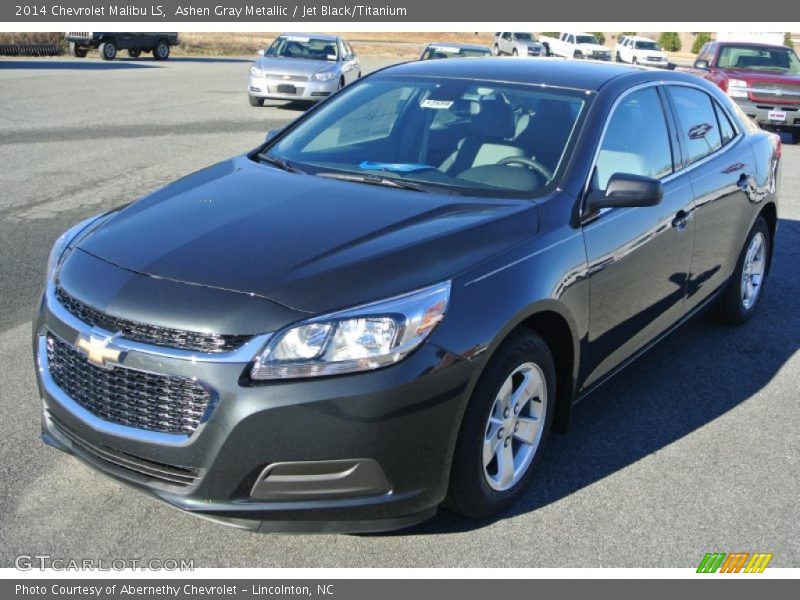 Ashen Gray Metallic / Jet Black/Titanium 2014 Chevrolet Malibu LS