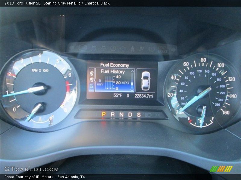 Sterling Gray Metallic / Charcoal Black 2013 Ford Fusion SE