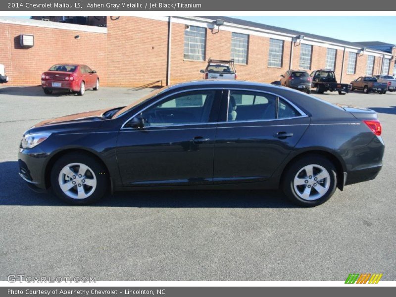 Ashen Gray Metallic / Jet Black/Titanium 2014 Chevrolet Malibu LS