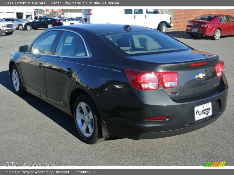 Ashen Gray Metallic / Jet Black/Titanium 2014 Chevrolet Malibu LS