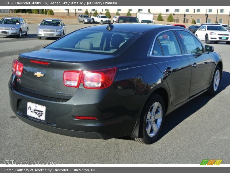 Ashen Gray Metallic / Jet Black/Titanium 2014 Chevrolet Malibu LS