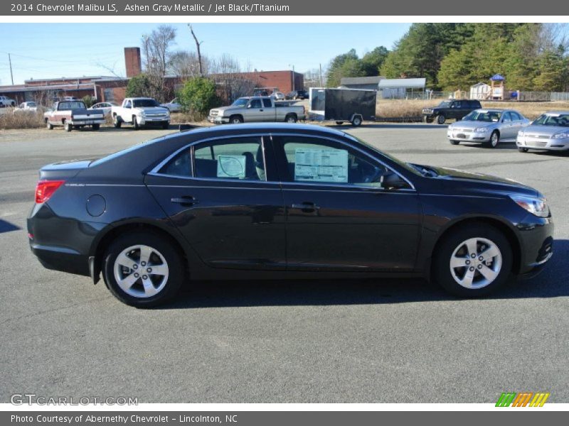 Ashen Gray Metallic / Jet Black/Titanium 2014 Chevrolet Malibu LS