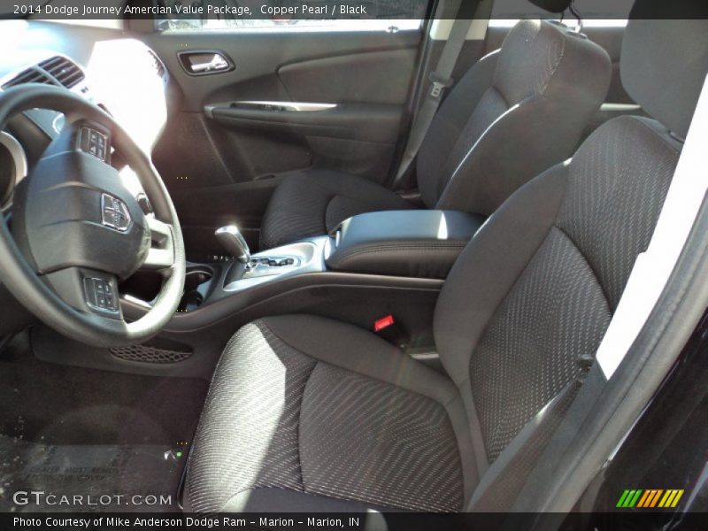 Copper Pearl / Black 2014 Dodge Journey Amercian Value Package