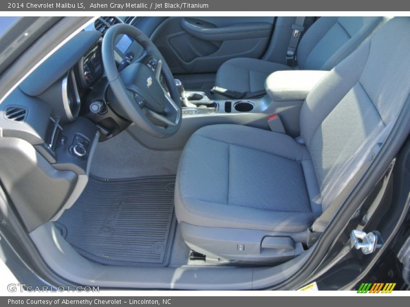 Ashen Gray Metallic / Jet Black/Titanium 2014 Chevrolet Malibu LS
