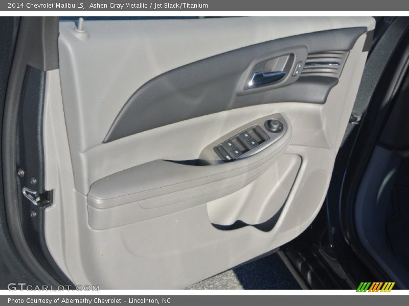 Ashen Gray Metallic / Jet Black/Titanium 2014 Chevrolet Malibu LS