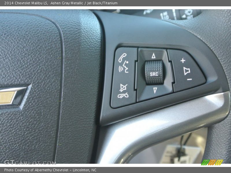 Ashen Gray Metallic / Jet Black/Titanium 2014 Chevrolet Malibu LS
