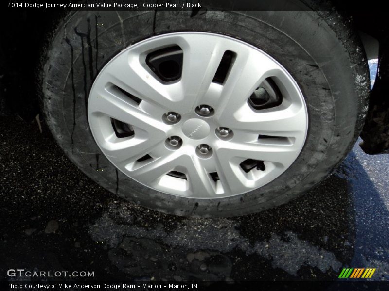 Copper Pearl / Black 2014 Dodge Journey Amercian Value Package