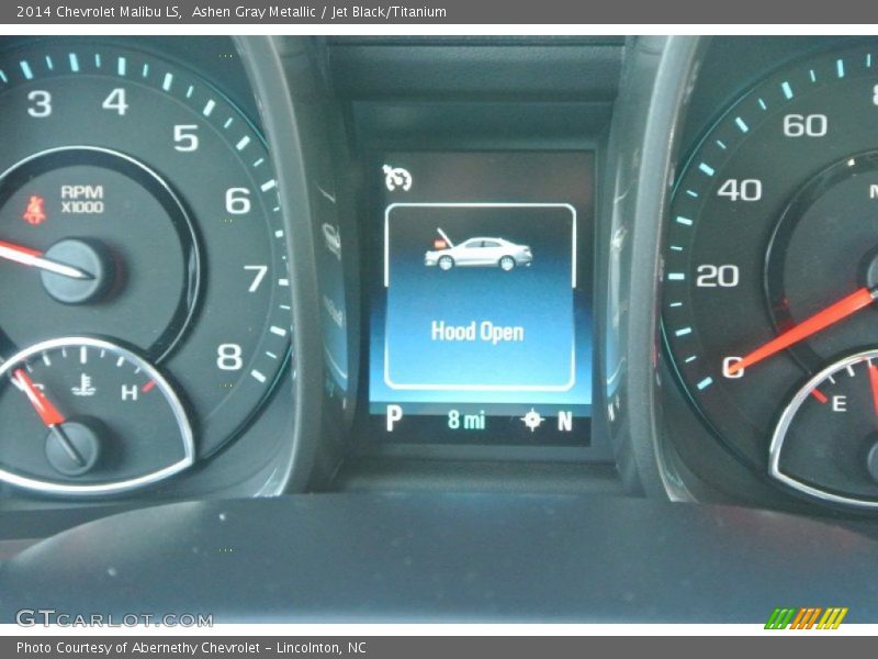 Ashen Gray Metallic / Jet Black/Titanium 2014 Chevrolet Malibu LS