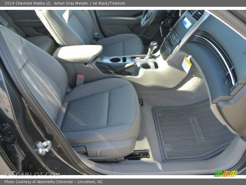 Ashen Gray Metallic / Jet Black/Titanium 2014 Chevrolet Malibu LS