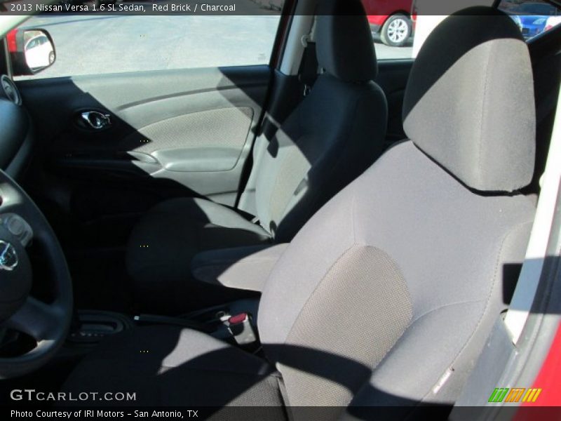 Red Brick / Charcoal 2013 Nissan Versa 1.6 SL Sedan