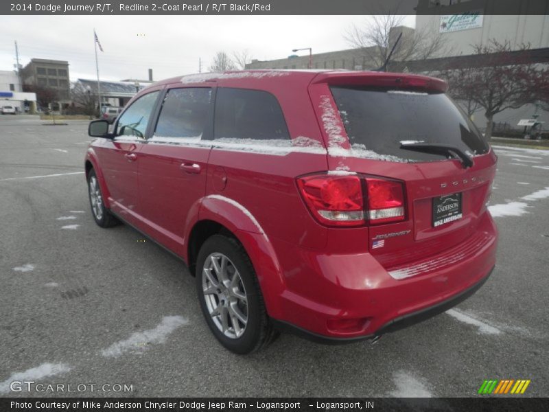 Redline 2-Coat Pearl / R/T Black/Red 2014 Dodge Journey R/T