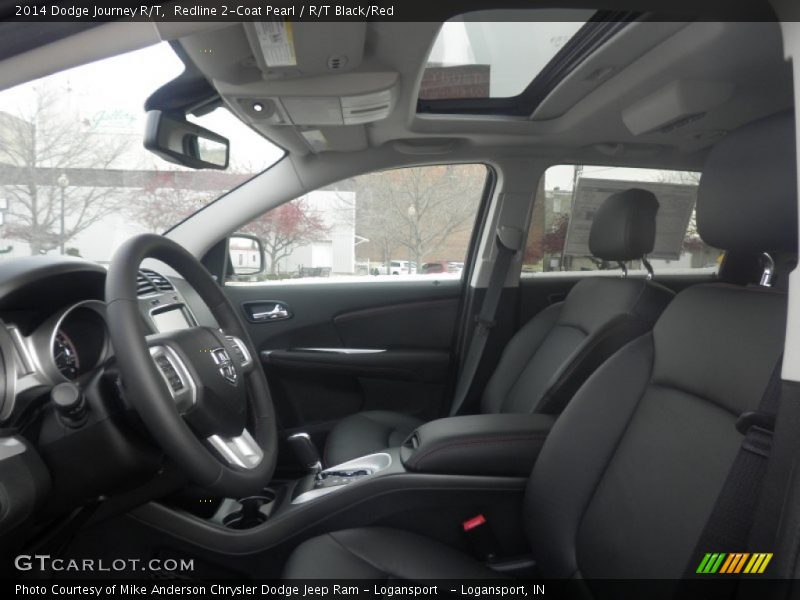 Redline 2-Coat Pearl / R/T Black/Red 2014 Dodge Journey R/T