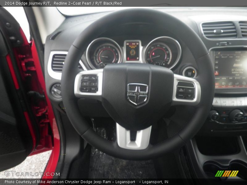Redline 2-Coat Pearl / R/T Black/Red 2014 Dodge Journey R/T