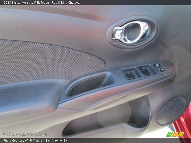 Red Brick / Charcoal 2013 Nissan Versa 1.6 SL Sedan
