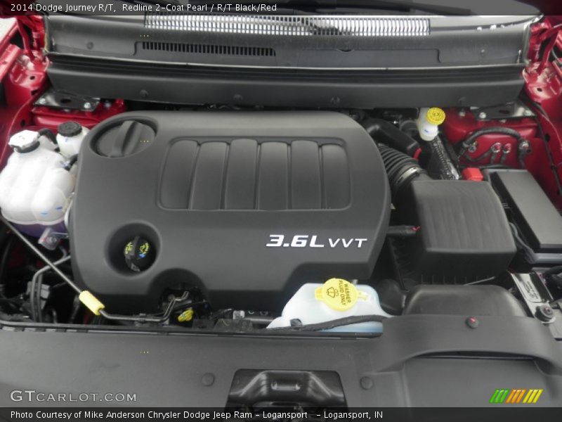 Redline 2-Coat Pearl / R/T Black/Red 2014 Dodge Journey R/T